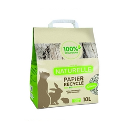 Perlinette litière naturelle écologique papier recyclé DEMAVIC 10L