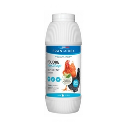 Bouteille de POUDRE INSECTIFUGE pour volaille FRANCODEX