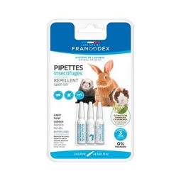3 Pipettes Insectifuges pour grand rongeur FRANCODEX