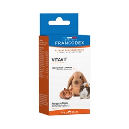 Complément alimentaire VITAVIT en poudre rongeur FRANCODEX flacon de 18g