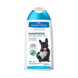 Boutique Shampooing et toilettage : Shampoing Anti-Démangeaisons pour chien FRANCODEX