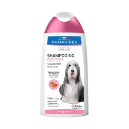 Shampoing Spécial Poils Longs pour chien FRANCODEX bouteille de 250ml