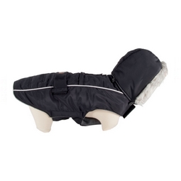 Doudoune manteau imperméable pour chien DOOGY GLAM couleur noir