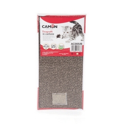 Griffoir carton avec herbe à chat CAMON