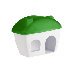 Maisonnette abri verte en plastique MECANHOR