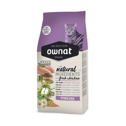 Classic Sterilized au poulet pour chat adulte stérilisé OWNAT