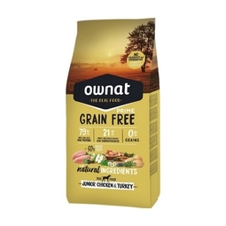 Prime Grain Free Junior poulet et dinde pour chiot OWNAT