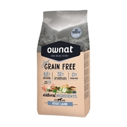 Just Grain Free à l'agneau pour chien adulte OWNAT