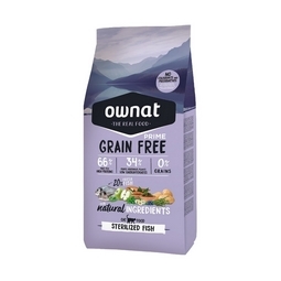 Prime Grain Free Sterilized au poisson chat adulte OWNAT