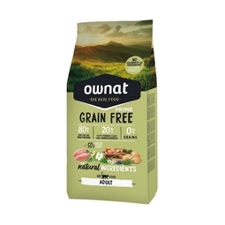 Prime Grain Free Adult poulet et dinde chat adulte OWNAT